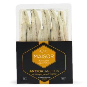 Filete de anchoa marinada en vinagre y aceite vegetal 40 gr